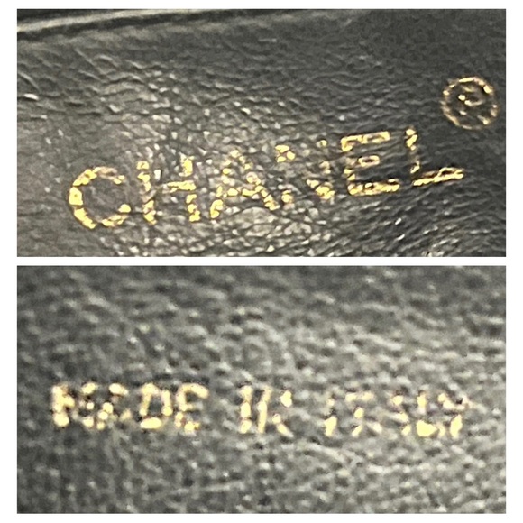 Authentic Vintage Chanel Black Leather Women Shoulder Handbag - Picture 7 of 14